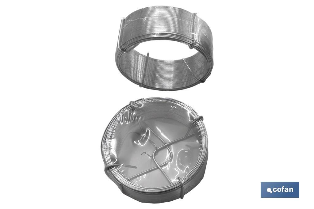 ROLLO ALAMBRE GALVANIZADO 1,3MM 40M ROLLO ALAMBRE GALVANIZADO 1,3MM 40M