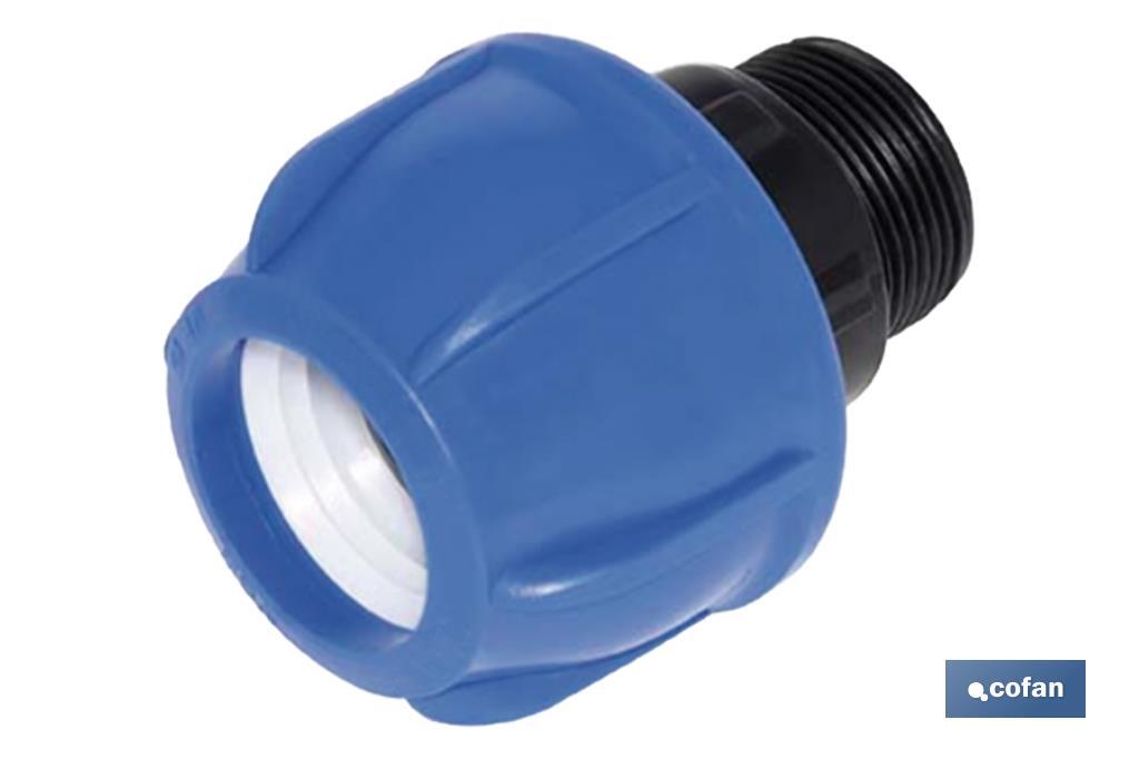 ENLACE ROSCA MACHO PP PN16 75 X 3  VENTA UNITARIA