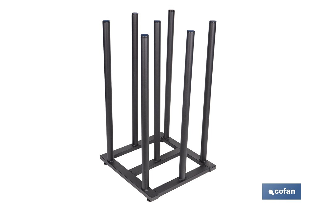 EXPOSITOR VERTICAL PARA HULES 7 ROLLOS