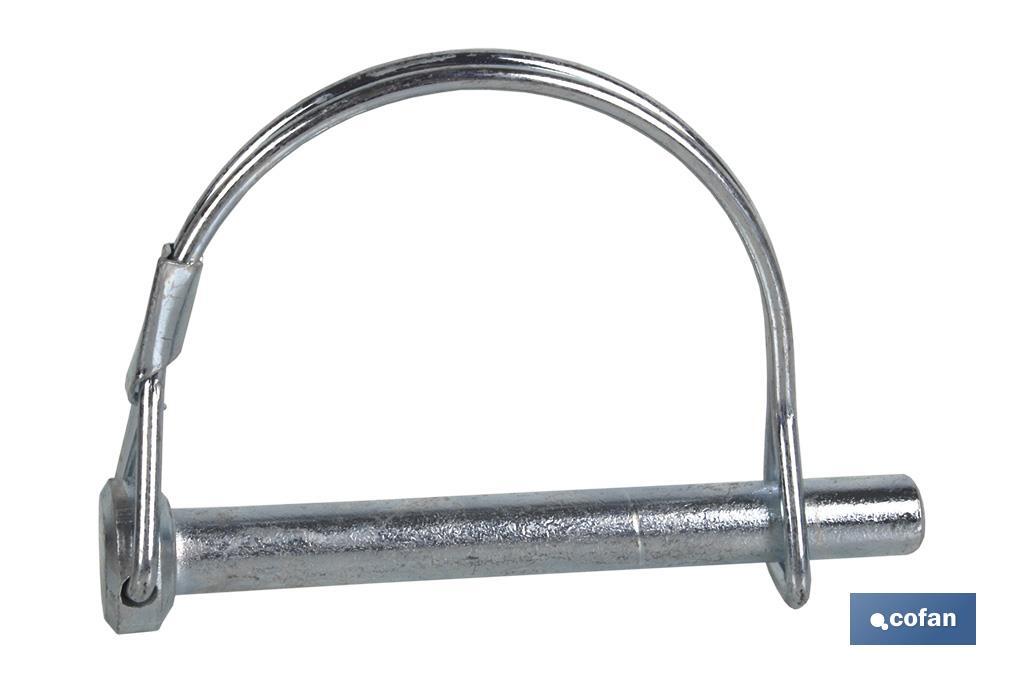 PASADOR ELASTICO CENTRO EJE 10 MM. PASADOR ELASTICO CENTRO EJE 10 MM.