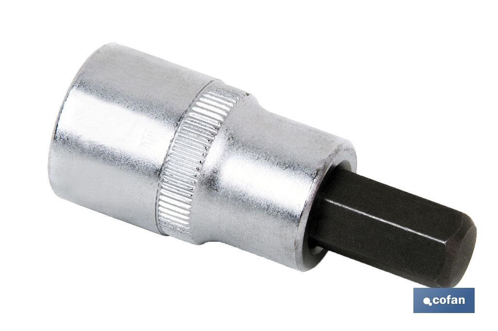 LLAVE DE VASO 1/4 CON PUNTA H-6 LLAVE DE VASO 1/4 CON PUNTA H-6
