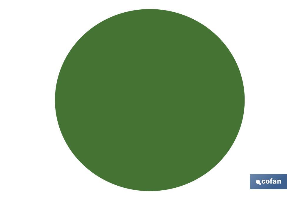 CIRCULO ADHESIVO VERDE 150 mm PARA CRISTAL CIRCULO ADHESIVO VERDE 150 mm PARA CRISTAL