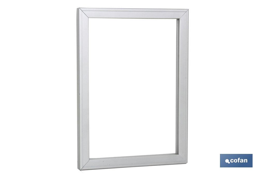 MARCO ALUMINIO PARA SEÑAL 297x210 mm MARCO ALUMINIO PARA SEÑAL 297x210 mm