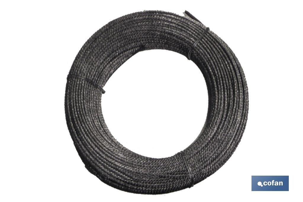 ROLLO CABLE GALVANIZADO 25 MTS. 12MM.