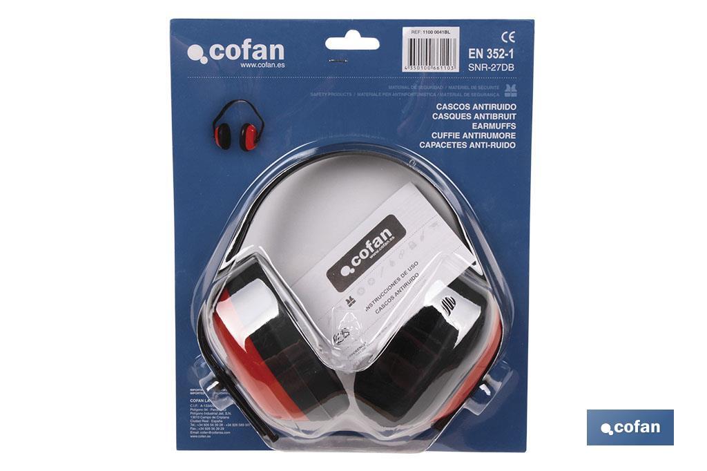 BLISTER AURICULARES DE PROTECCIÓN SNR:27db