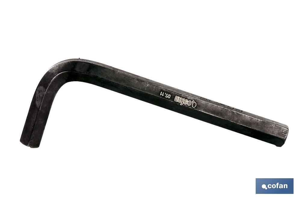 LLAVE HEXAGONAL ESTÁNDAR M-5 VENTA UNITARIA
