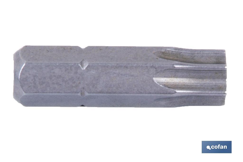 PUNTA DE DESTORNILLADOR TORX T-6 25 MM VENTA UNITARIA