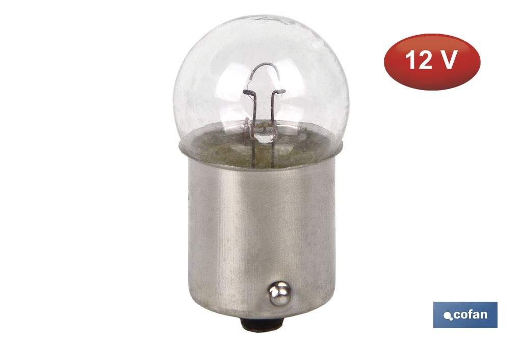 LÁMPARA COFAN PILOTO R5W (BA15s SCC) 12V