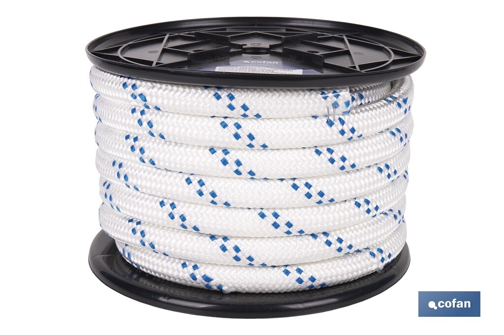 CUERDA TRENZADA POLI 20MM 15 MTS