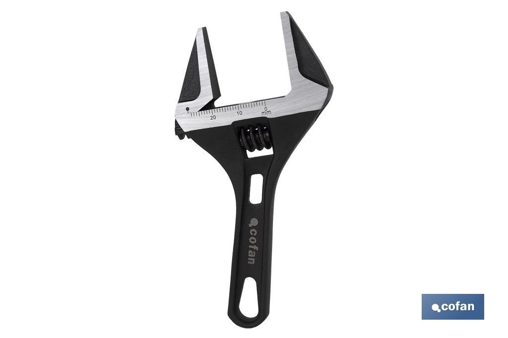 LLAVE AJUSTABLE GRAN APERTURA 10 CORTA
