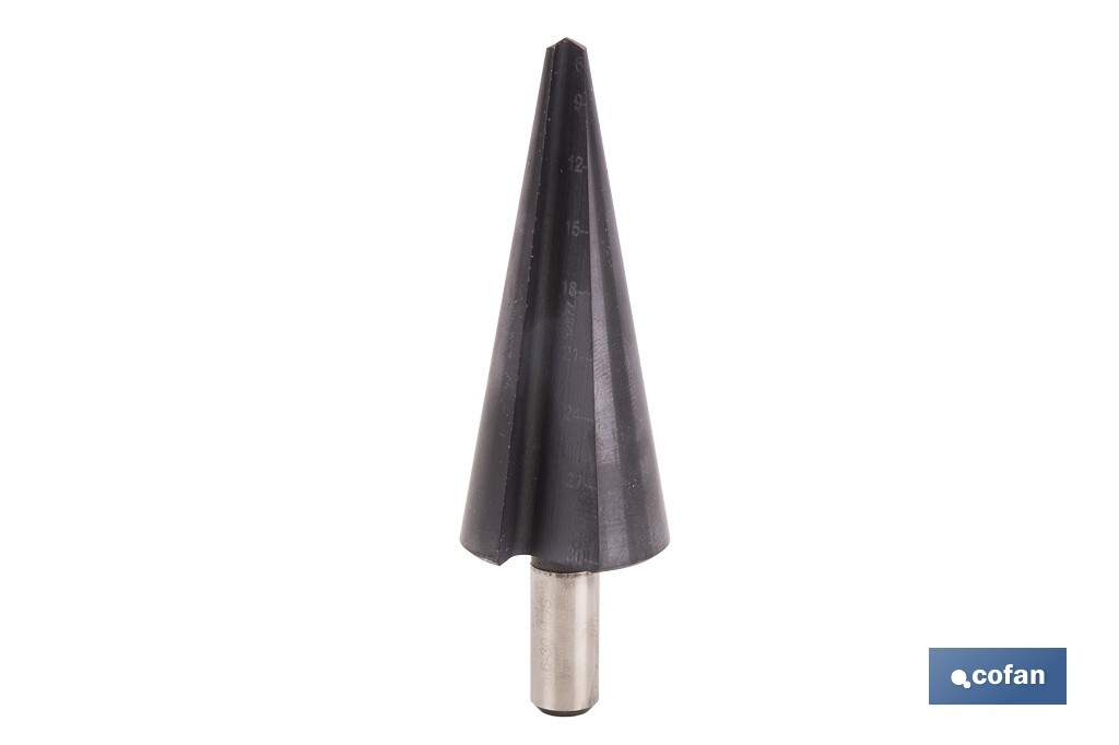 BROCA ESCALONADA TITANIO - TALADRO 6 - 30