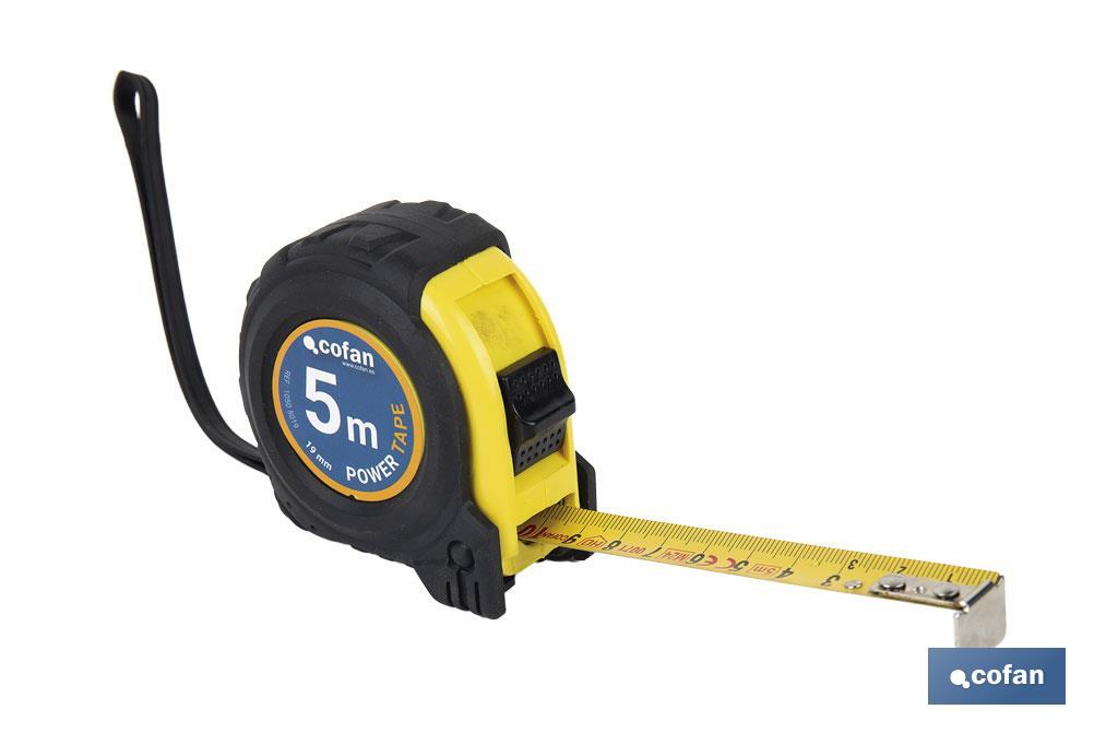 FLEXÓMETRO PROTEC. GOMA 19 MM X 5 M