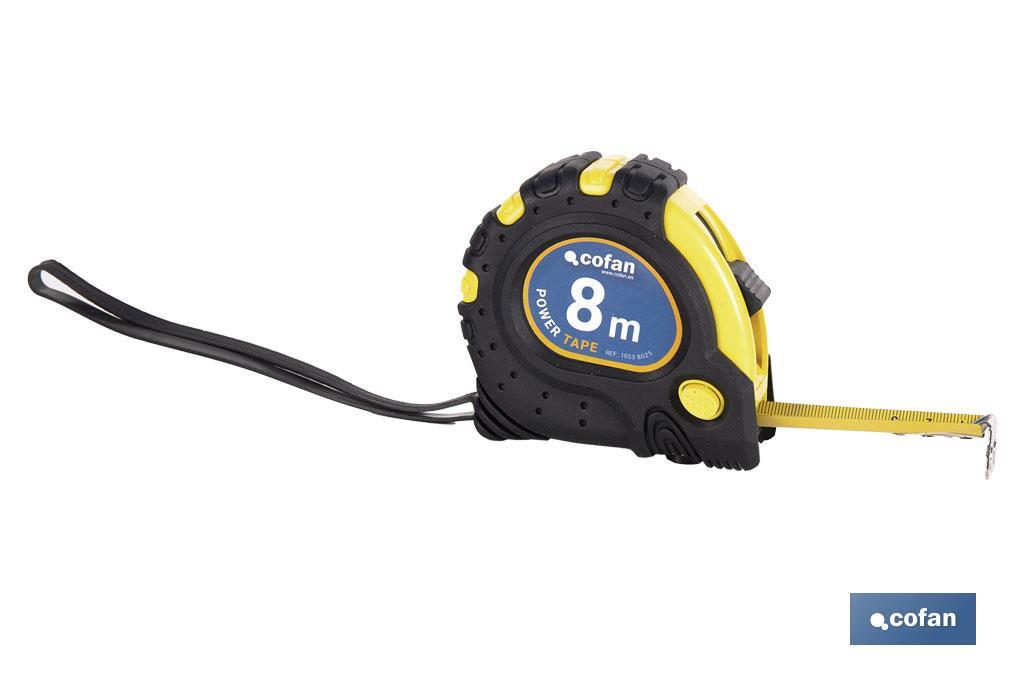 FLEXÓMETRO MAGNÉTICO 25 MM X 8 M