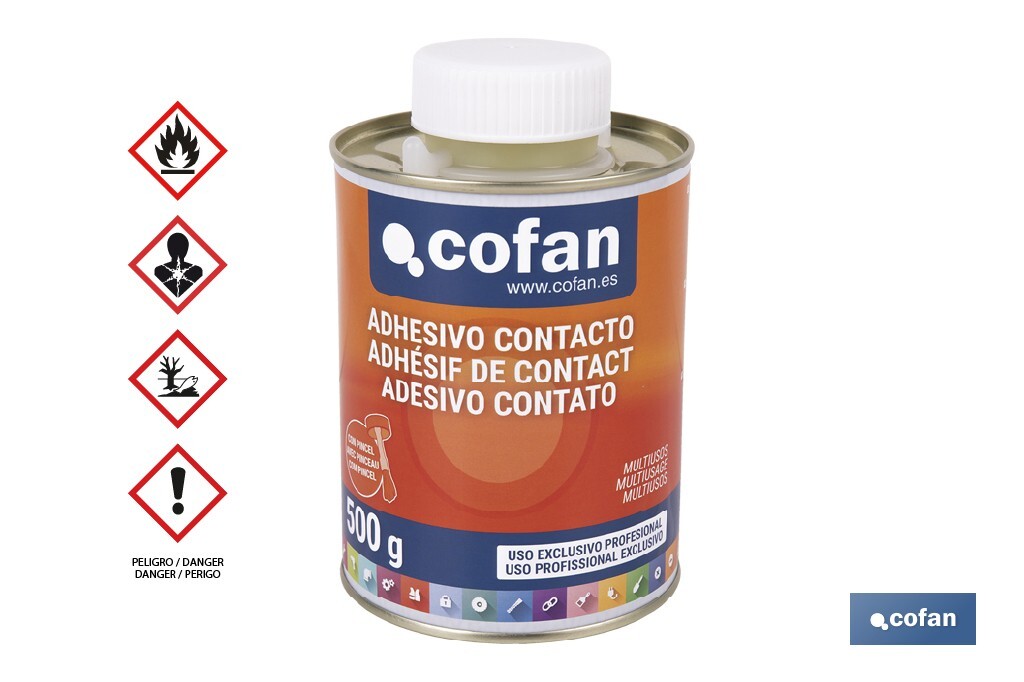BOTE ADHESIVO CONTACTO CON PINCEL 500 ML