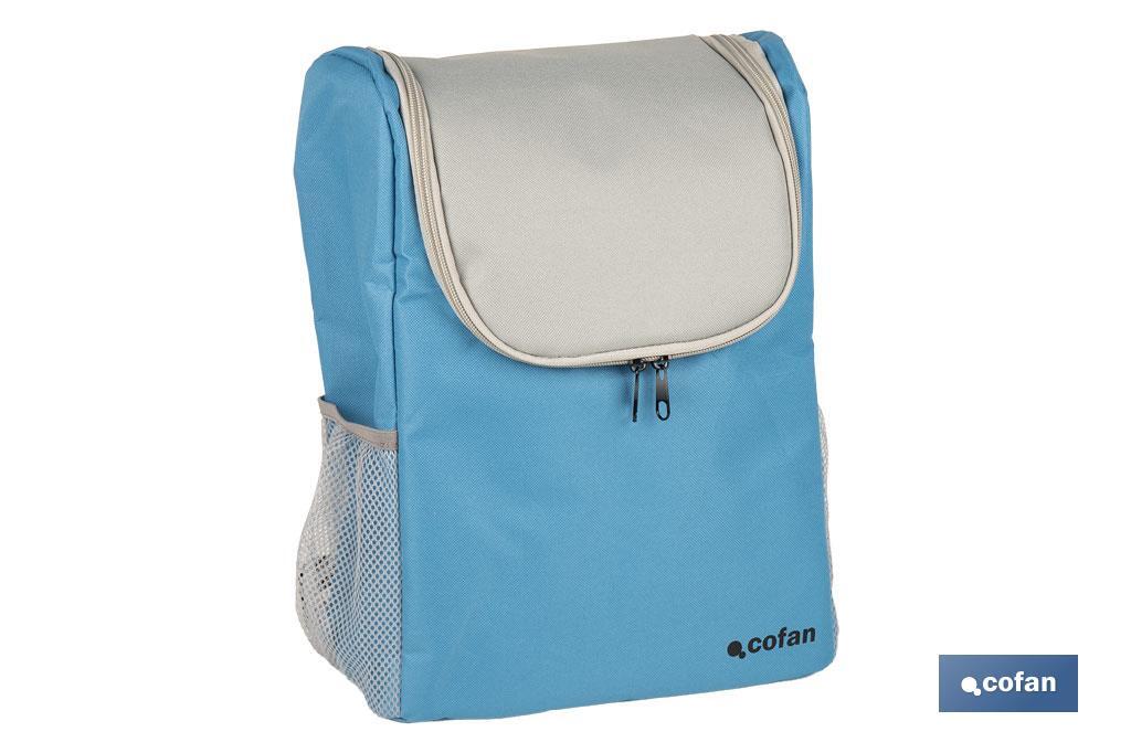 MOCHILA NEVERA COLOR AZUL/GRIS CLARO 10 L