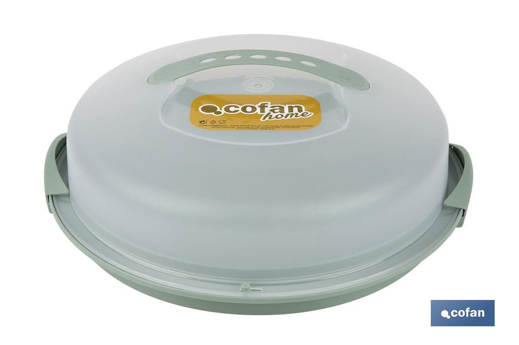 TARTERA REDONDA VERDE OPACA PAVLOVA CON ASAS Ø34,5 X 11 CM