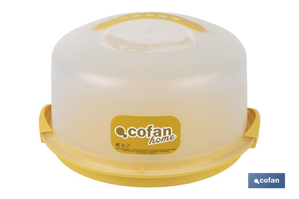 TARTERA REDONDA AMARILLA OPACA PAVLOVA CON ASAS Ø34,5 X 18,5 CM