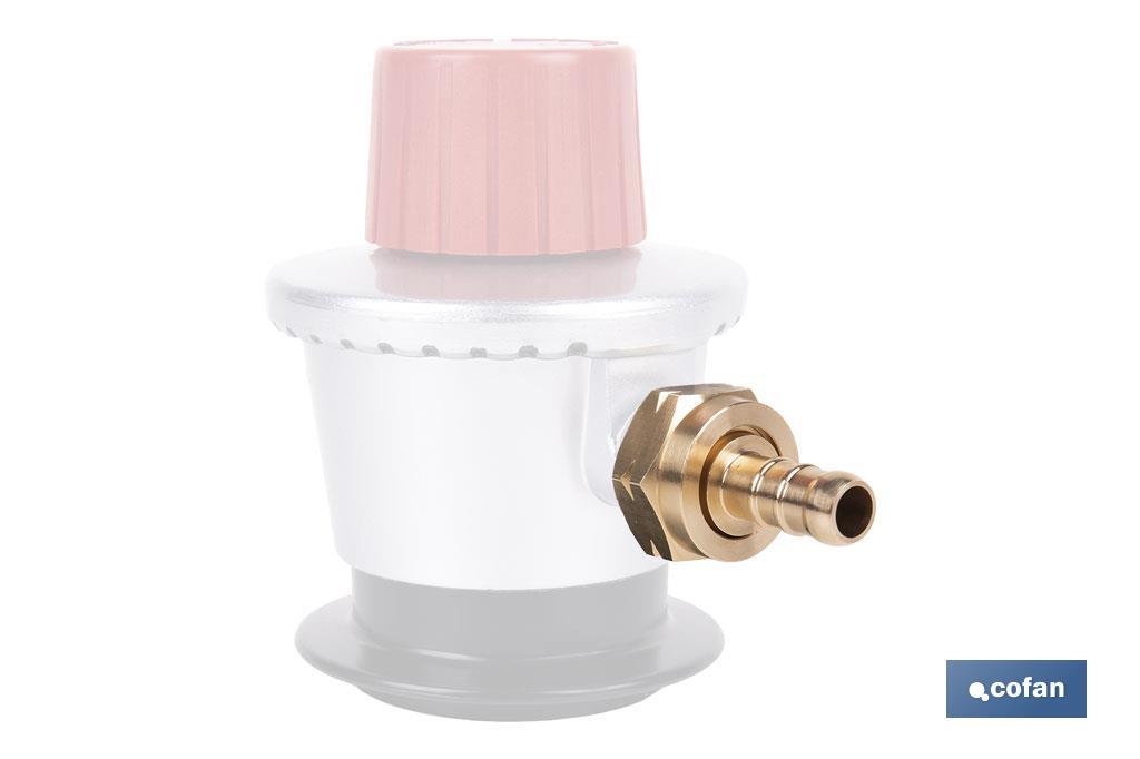 RACORD TETILLA CON JUNTA Y TUERCA 21.8 IZQUIERDA