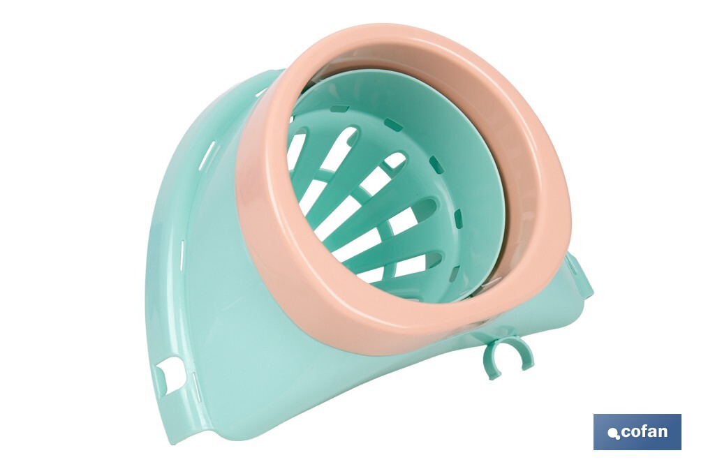 ESCURRIDOR POR PRESIÓN  FREGONA ESCURRE  FÁCIL MODELO MARIEL 16.5x18.3x26.5 cm