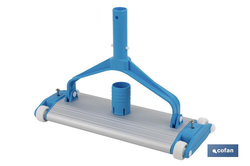 LIMPIAFONDOS/BARREDERA DE ALUMINIO PISCINAS 360 X 150 MM