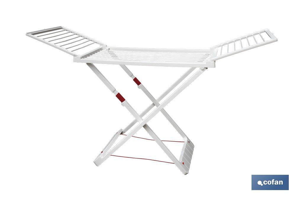 TENDEDERO EN RESINA BLANCO 20M DE TENDIDO 181 X 109X 55 CM