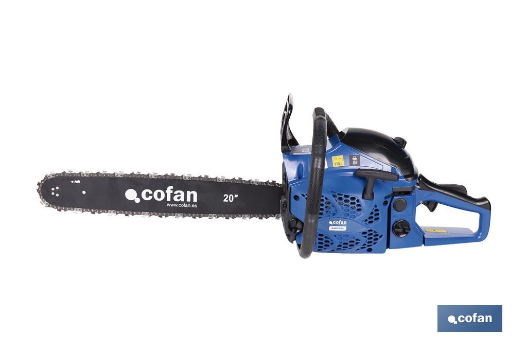 MOTOSIERRA MODELO MANITOBA 53 CC CADENA 3/8 ESPADA 20