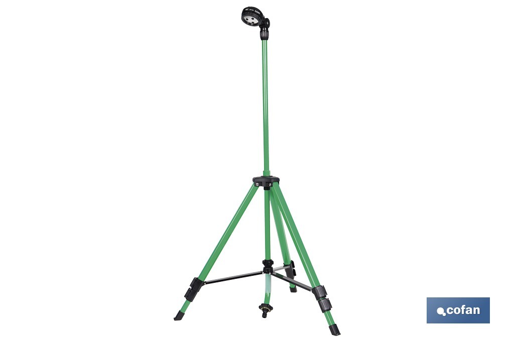 DUCHA DE JARDÍN PORTÁTIL 2 FUNCIONES CON TRÍPODE 162 CM