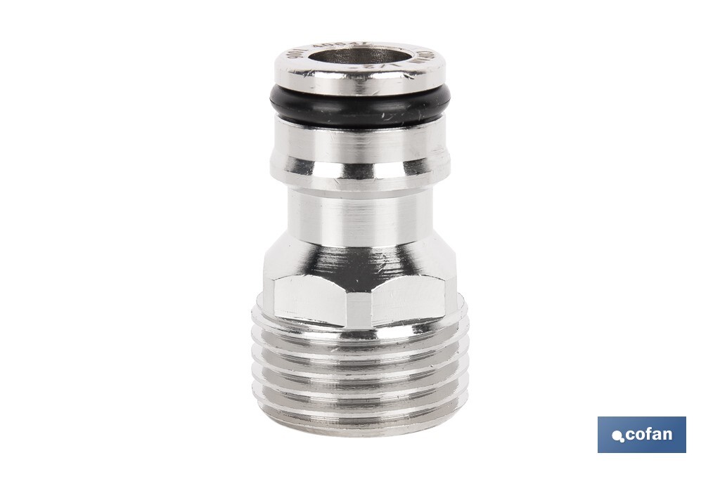 ADAPTADOR LATÓN ROSCA MACHO 1/2