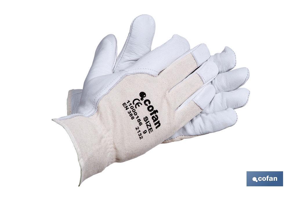 BLÍSTER GUANTE DE PIEL VACUNO DORSO DESCUBIERTO TALLA 6 VENTA UNITARIA BLÍSTER GUANTE DE PIEL VACUNO DORSO DESCUBIERTO TALLA 6 VENTA UNITARIA