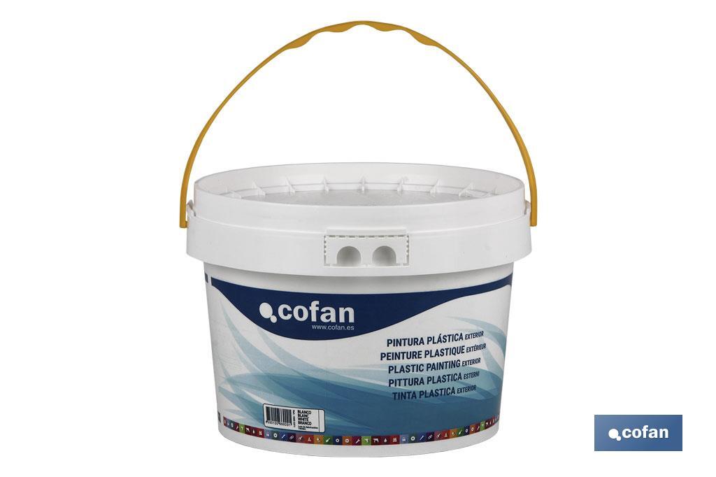 PINTURA PLÁSTICA EXTERIOR 5 KG BLANCO