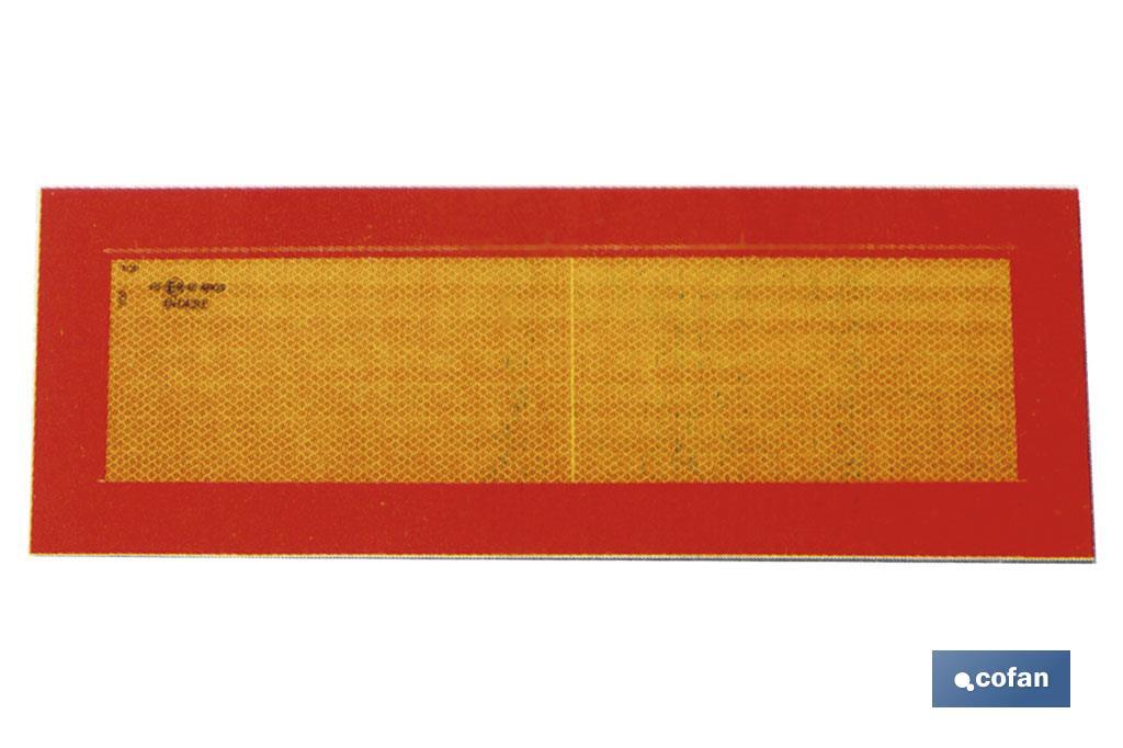 PLACA V-6 PARA VEHICULOS LARGOS 565X200mm PLACA V-6 PARA VEHICULOS LARGOS 565X200mm