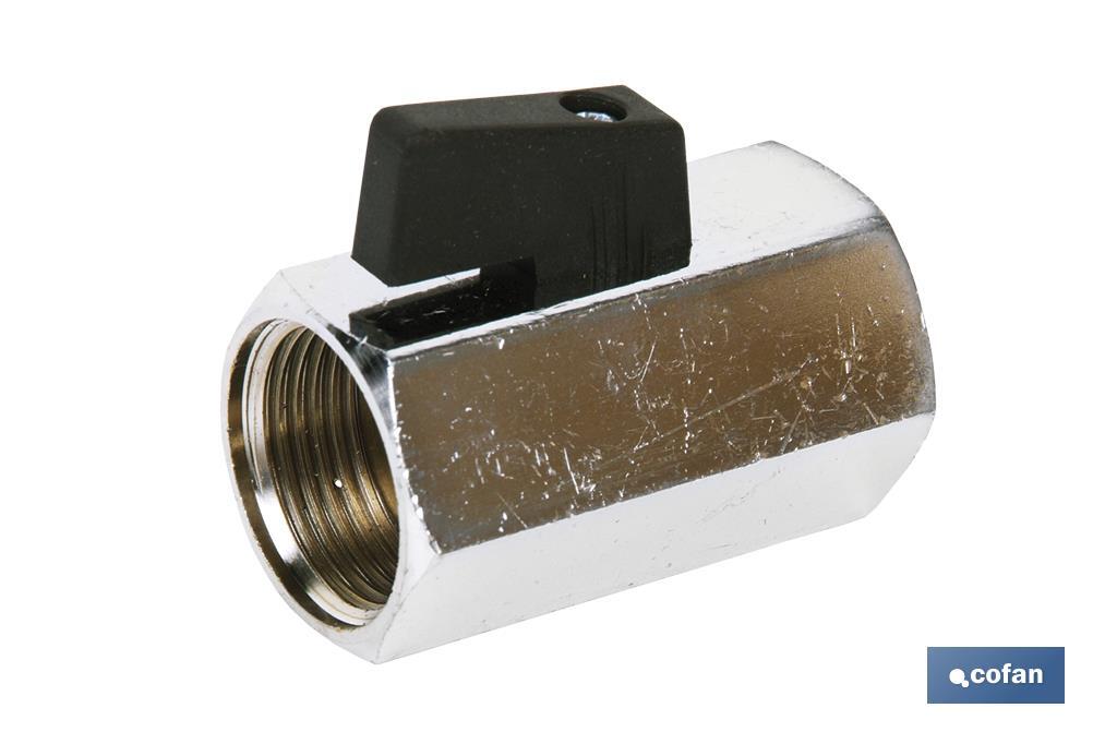 VALVULA DE BOLA (H - H) R-3/8 VALVULA DE BOLA (H - H) R-3/8