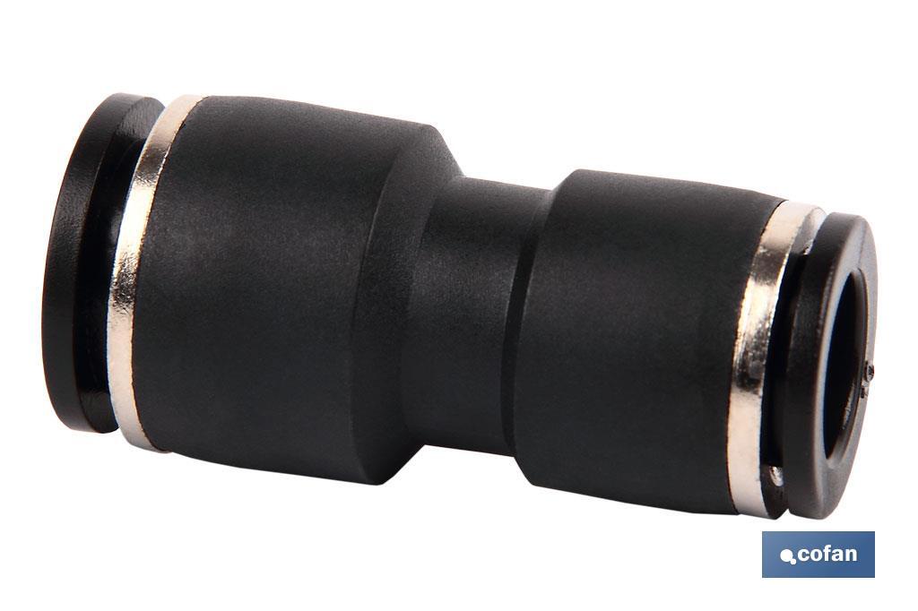 EMPALME RAPIDO REDUCCION PLAST. T-8/6 EMPALME RAPIDO REDUCCION PLAST. T-8/6