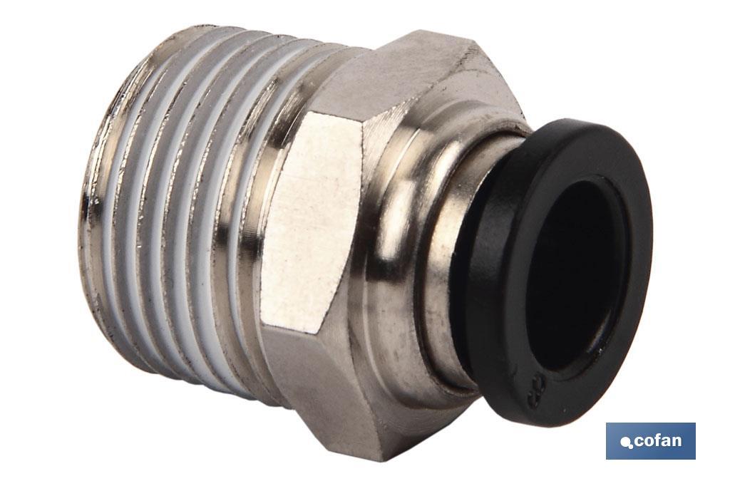RACOR ROSCADO RECTO T-4, R-1/4 RACOR ROSCADO RECTO T-4, R-1/4