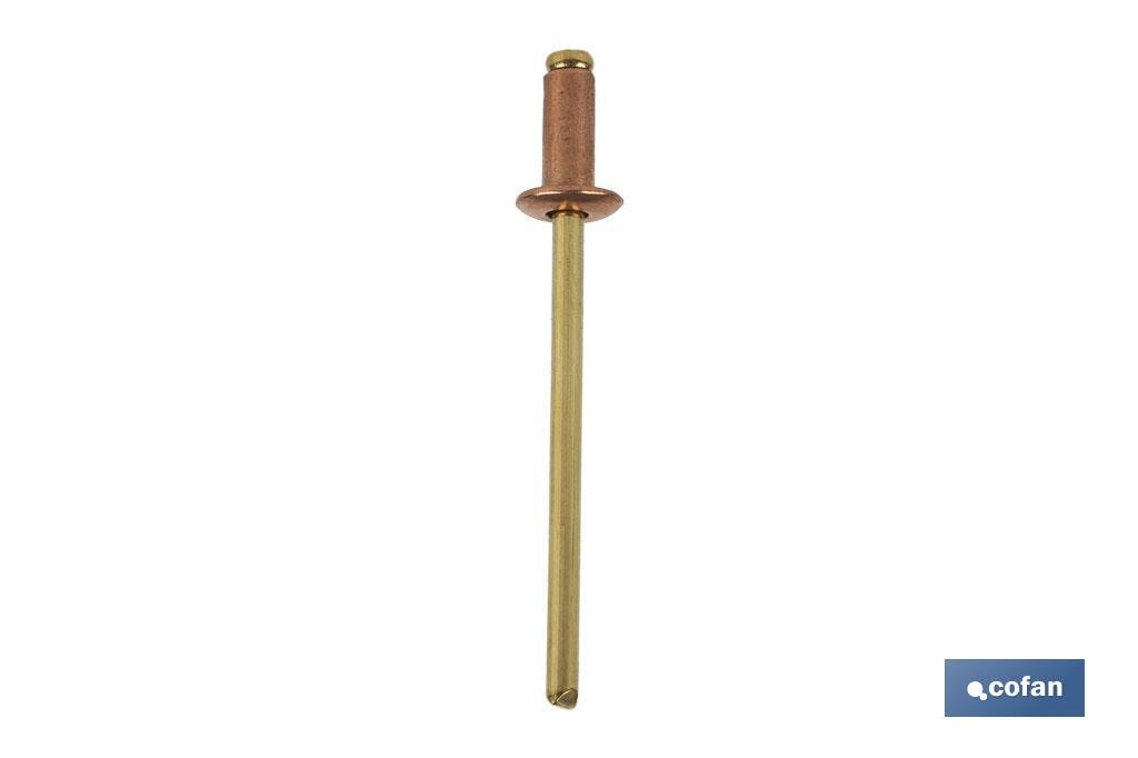 REMACHE COBRE-BRONCE 4 X 10 MM