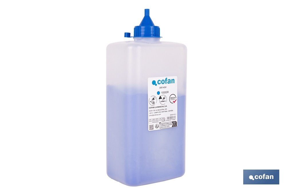 FRASCO DE POLVO AZUL 1000 GRS