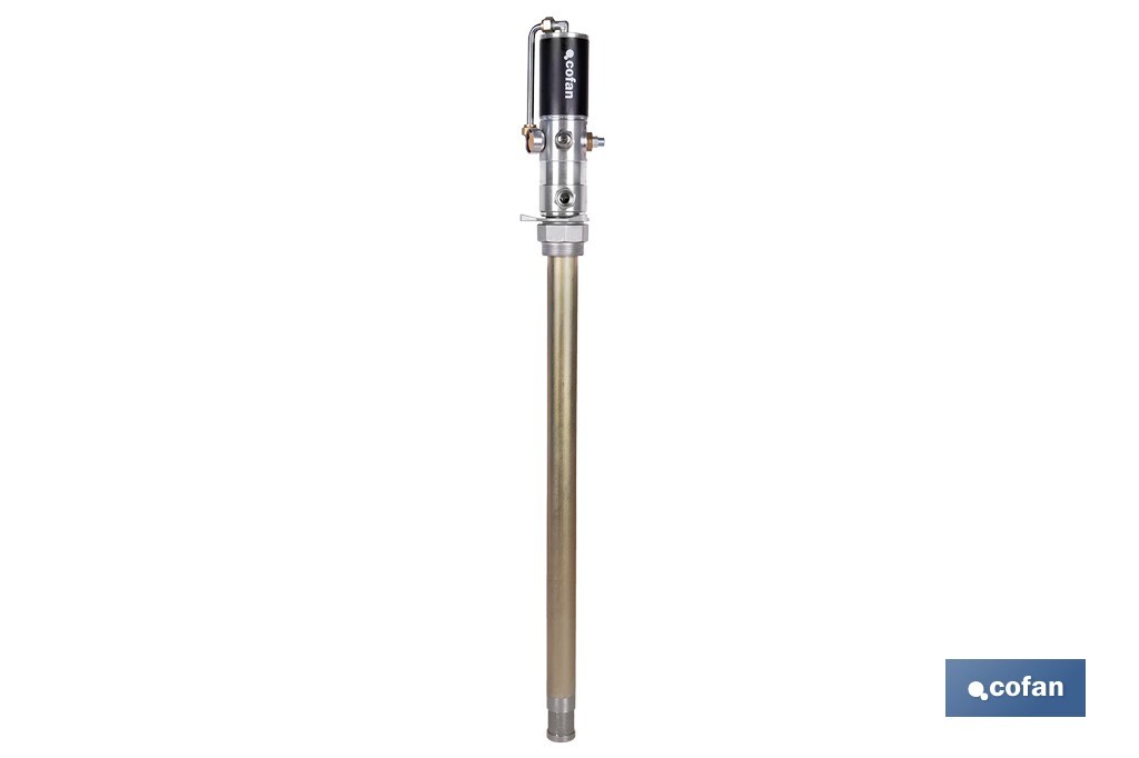 BOMBA NEUMÁTICA LUBRICANTE 14 LPM PARA BIDÓN DE 60 L