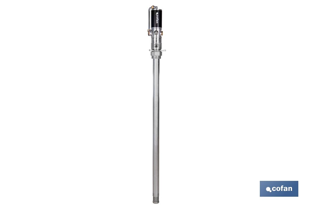 BOMBA NEUMÁTICA LUBRICANTE 14 LPM PARA BIDÓN DE 205 L