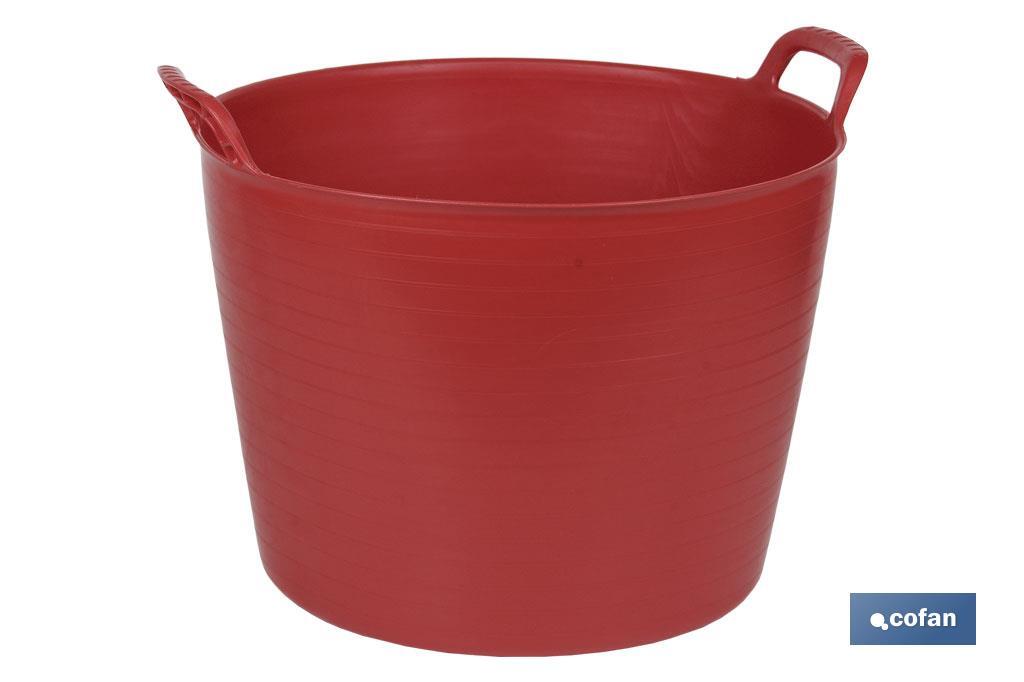 CAPAZO 42 L ROJO  48.5 X 45 X 38 CM