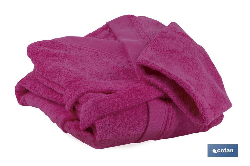 ALBORNOZ FUCSIA 500/M2 MODELO PRIMAVERA TALLA M ALBORNOZ FUCSIA 500/M2 MODELO PRIMAVERA TALLA M