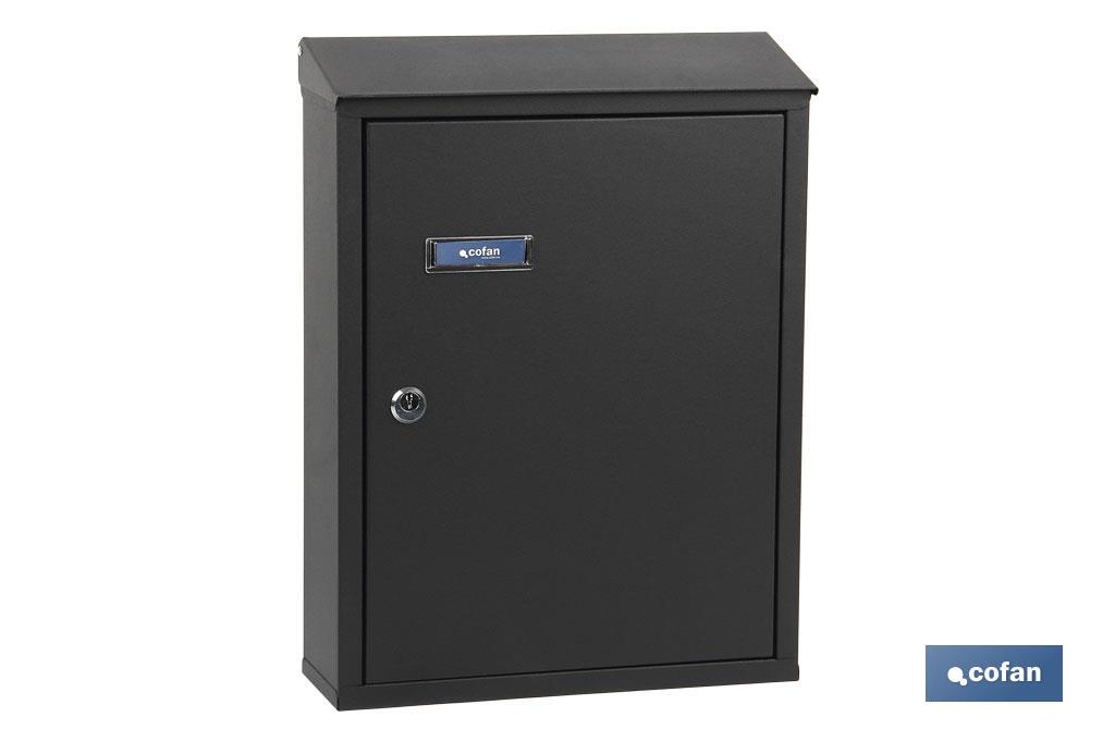 BUZÓN CORREO EXTERIOR VERDE MODELO POST 385x290x100mm