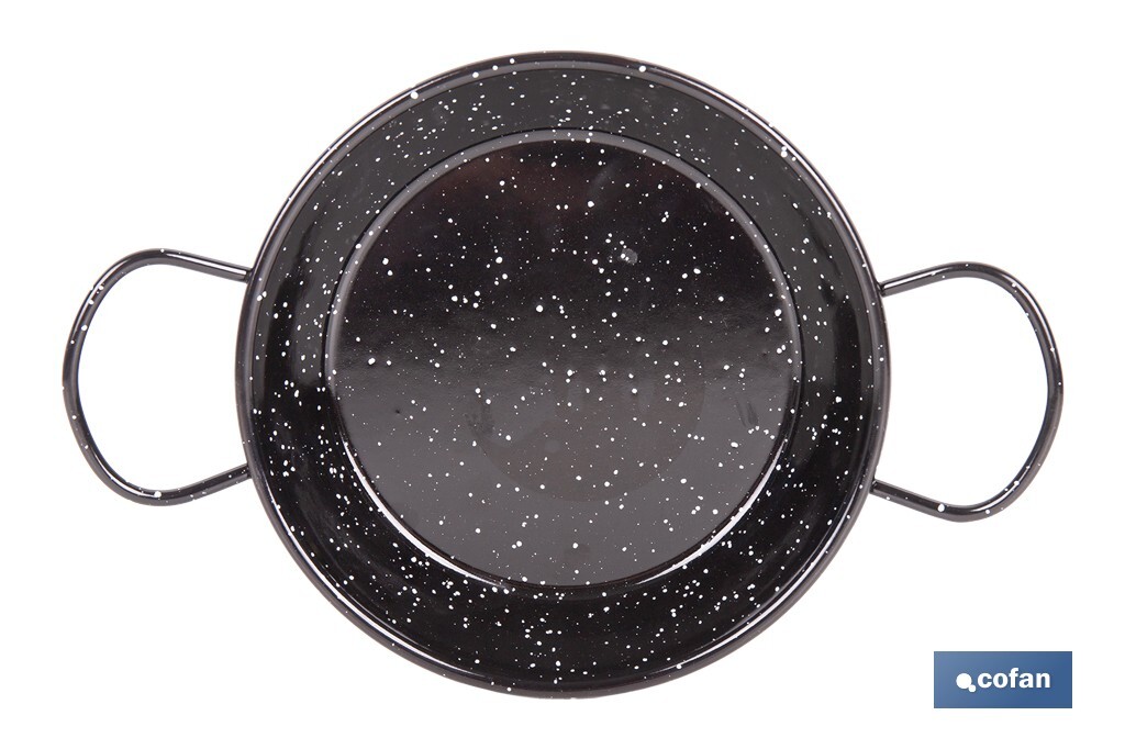 PAELLERA ACERO ESMALTADA Ø15cm