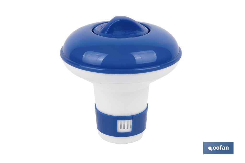 DOSIFICADOR DE CLORO PISCINAS PASTILLA 100 G Ø124 X 132 MM