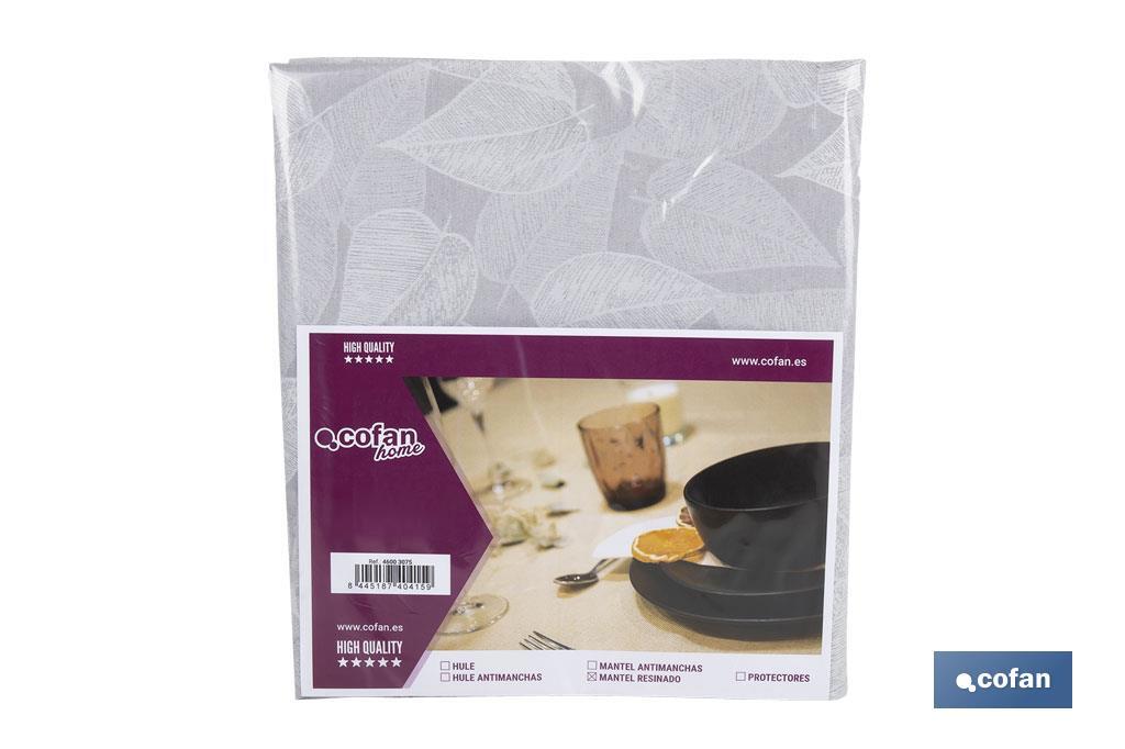 MANTEL ANTIMANCHAS RESINADO FICUS   1,40 X2,00M