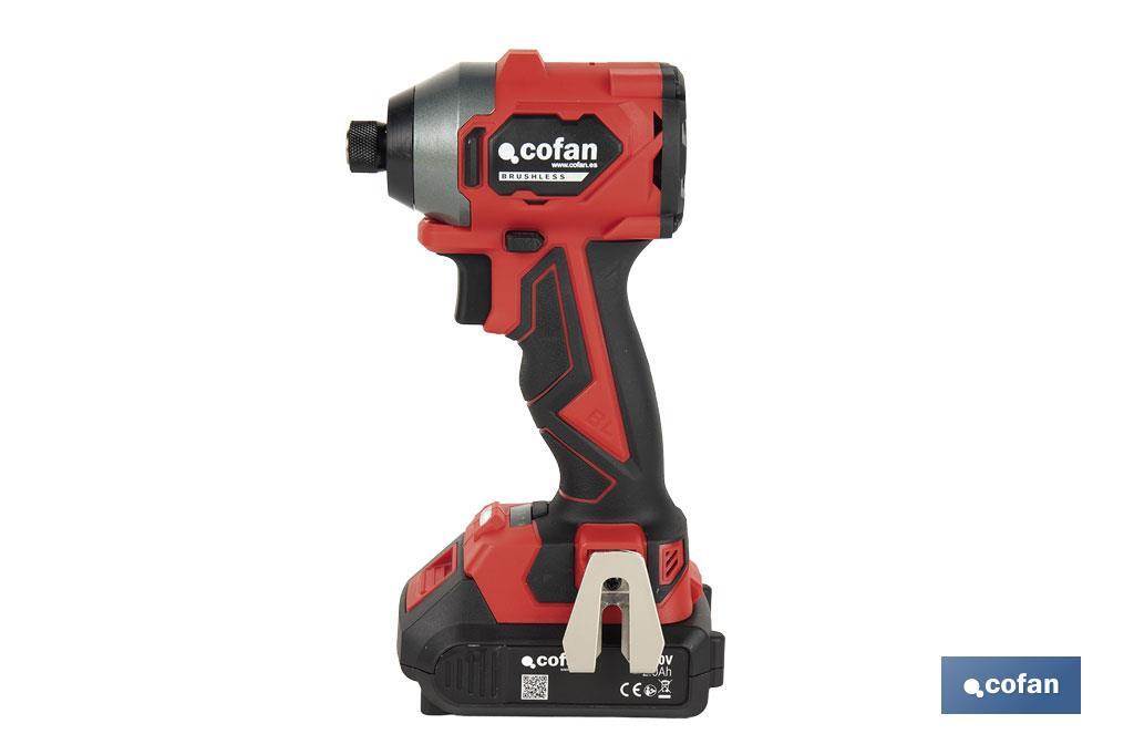 ATORNILLADOR PERCUTOR A BATERÍA Li-ion 20 V 3600 RPM