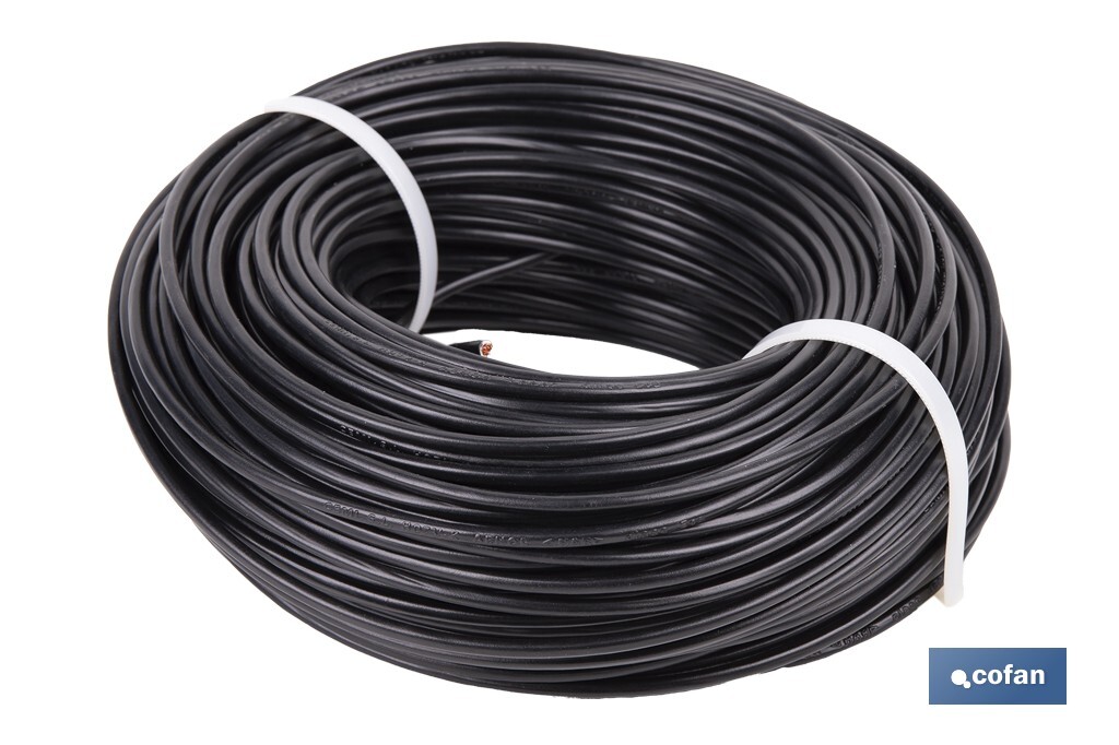 ROLLO CABLE H07V-K 1X4MM2 NEGRO (100 M)