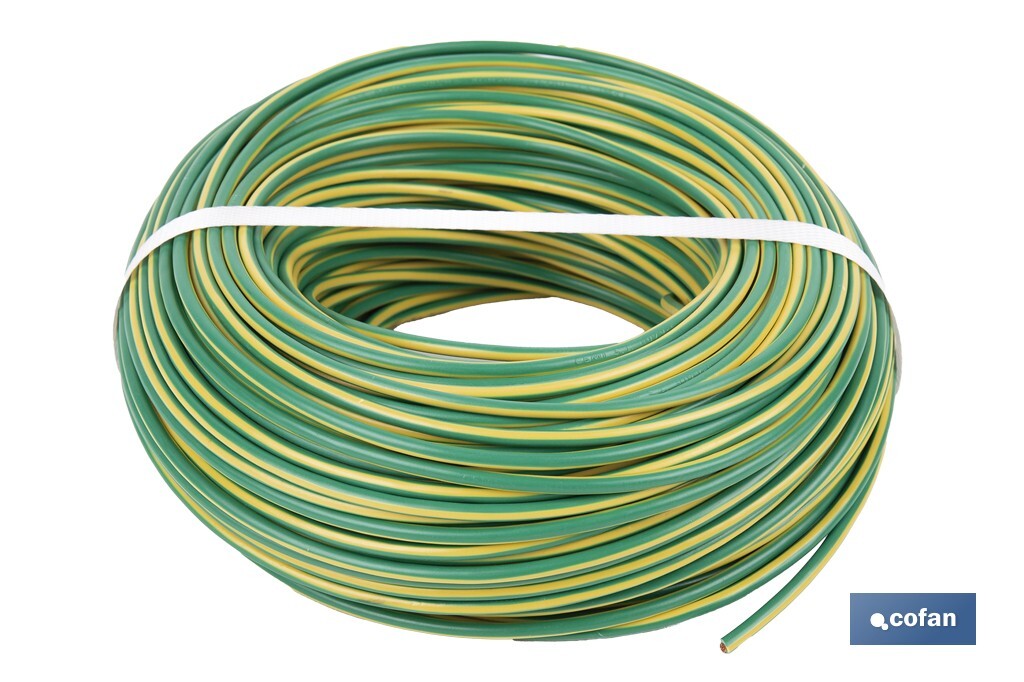 ROLLO CABLE H07V-K 1X4MM2 AMAR/VERDE (100 M)
