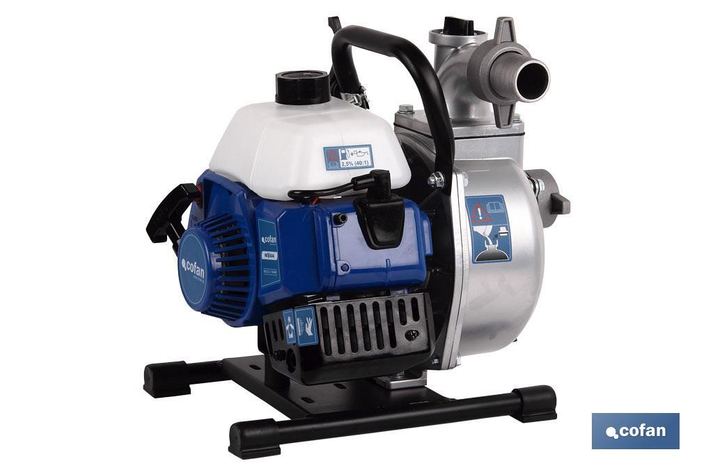 MOTOBOMBA REACONDICIONADO GASOLINA 40,2CC ENTRADA Y SALIDA 1,5 MODELO NEVADA