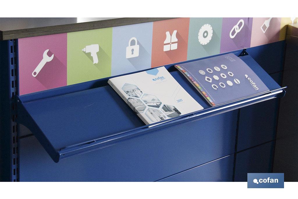 BANDEJA INCLINADA 1000X200 MM + 2 CARLETAS INCLINADAS 200 MM