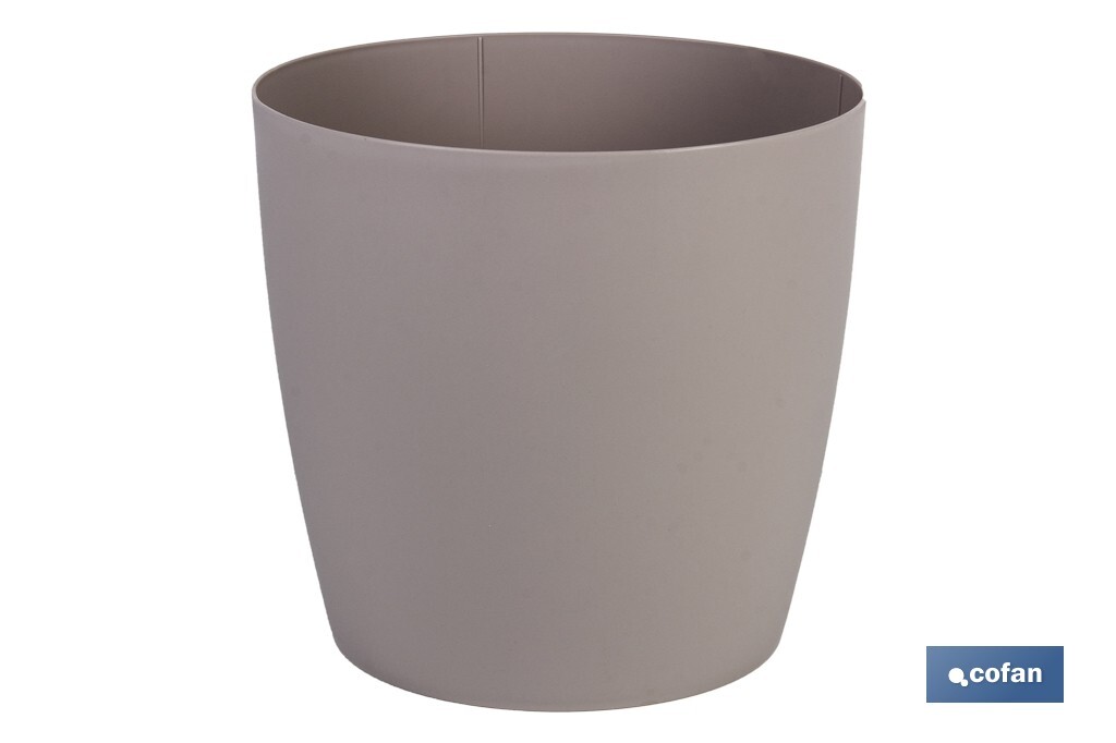 MACETA CAMELIA COLOR CREMA 35X33cm venta unitaria